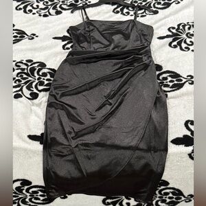 Honey and Rosie Black Ruched Sheath Dress! Size Medium! Worn once!